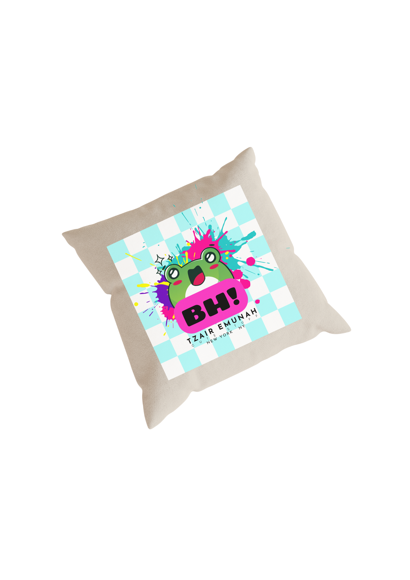 BH Splat Pillow