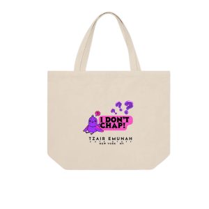 I Don't Chap! Tote Bag - Tzair Emunah