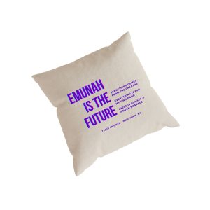 EMUNAH IS THE FUTURE BLUR Pillows - Tzair Emunah