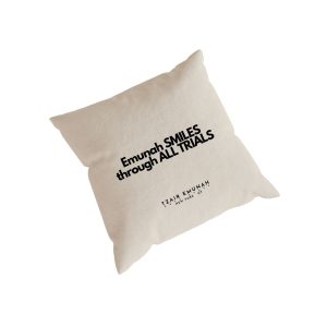 Emunah SMILES through ALL TRIALS Pillows - Tzair Emunah